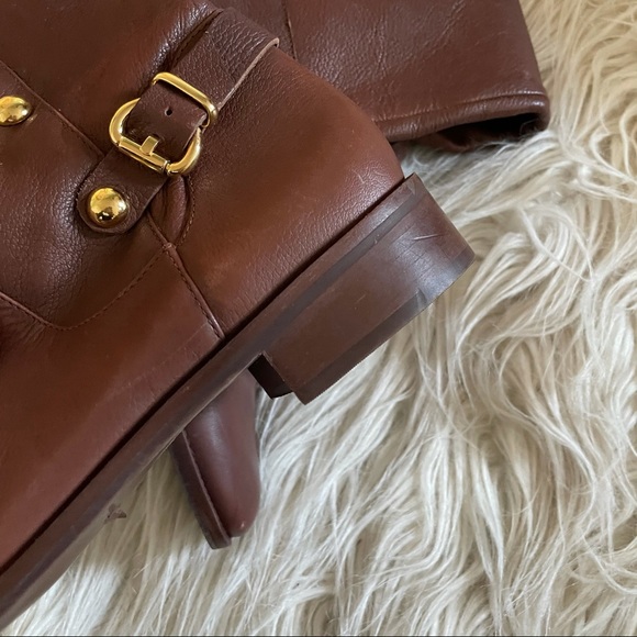 Michael Kors Leather Boots Sz 9 - Picture 4 of 7